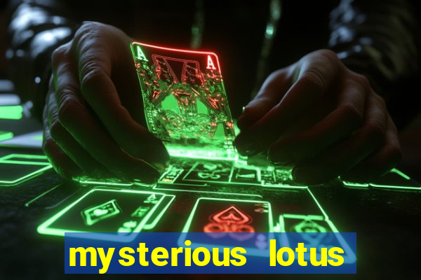 mysterious lotus casebook wei fansub